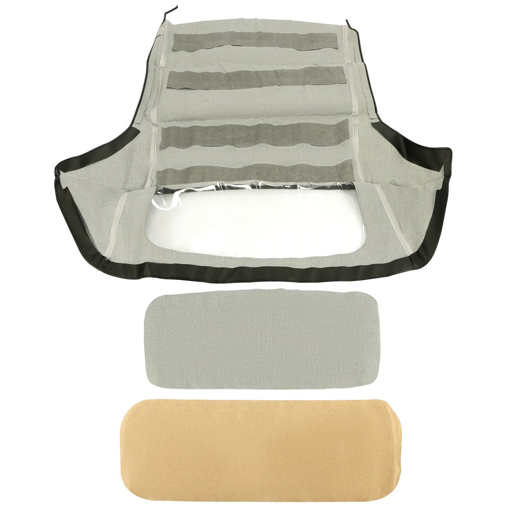Convertible Soft Top With Plastic Window Canvas Replacement Compatible with BMW 1986-1993 3-Series E30 318i 325i M3