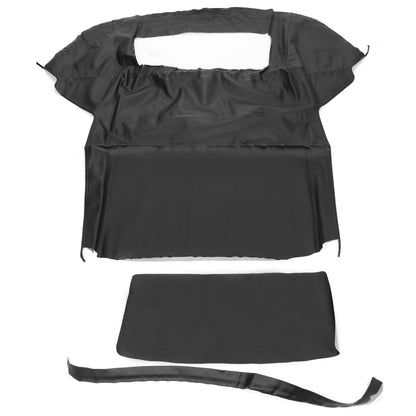 Black Soft Top with Plastic Window FOR 1983-1993 Ford Mustang Convertible 2-Door