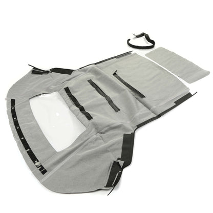 Black Soft Top with Plastic Window FOR 1983-1993 Ford Mustang Convertible 2-Door