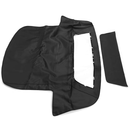 Black Soft Top With Plastic Window For 1986-1993 Chevrolet Corvette Convertible