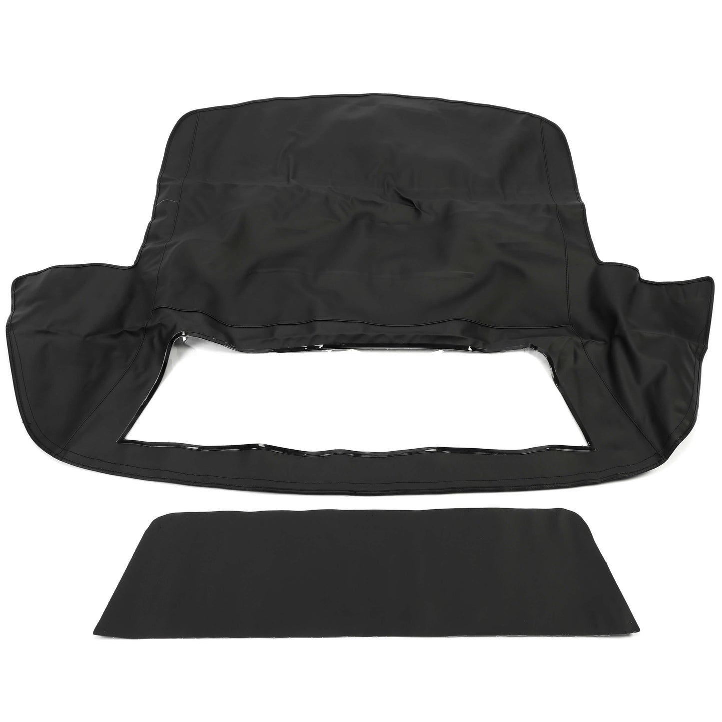 Black Soft Top With Plastic Window For 1986-1993 Chevrolet Corvette Convertible
