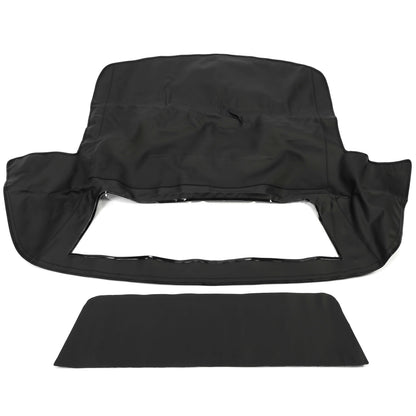 Black Soft Top With Plastic Window For 1986-1993 Chevrolet Corvette Convertible