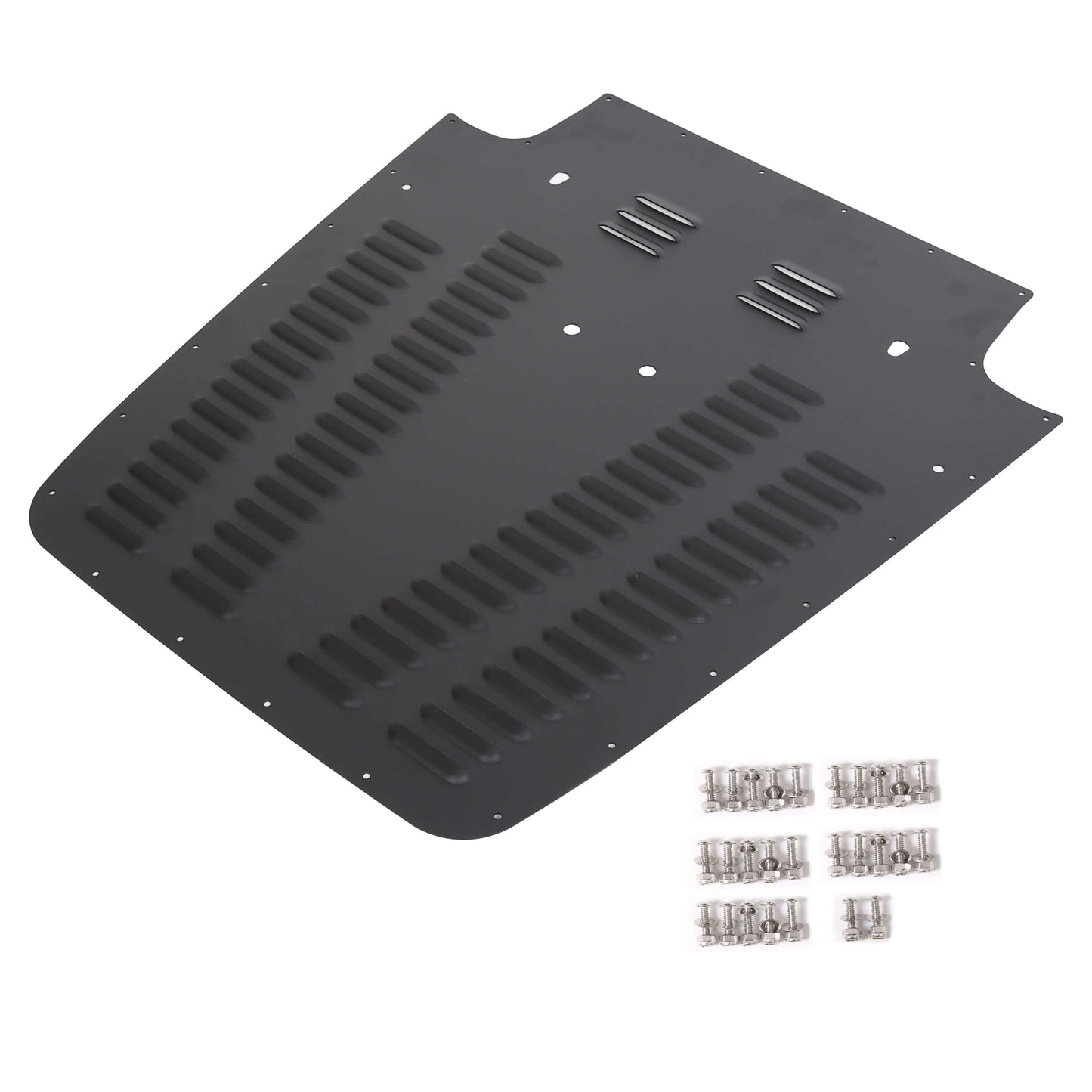 Aluminum Vented Hood Louver Black Powder coated For 1997-2002 Jeep Wrangler TJ