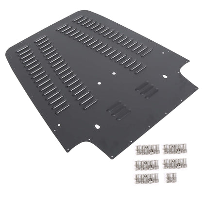 Aluminum Vented Hood Louver Black Powder coated For 1997-2002 Jeep Wrangler TJ