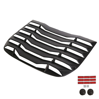 Rear Window Scoop Louver Sun Shade Cover ABS Fits 2009-2019 Nissan 370Z Coupe
