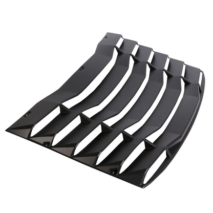 Rear Window Windshield Louvers Cover Sun Shade ABS For 2016-2020 Chevy Camaro