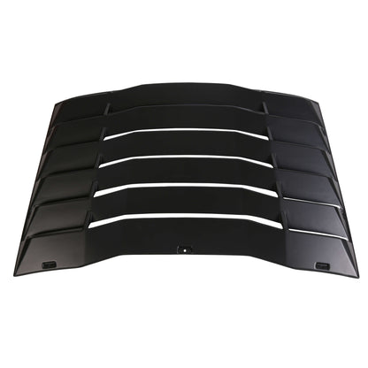 Rear Window Windshield Louvers Cover Sun Shade ABS For 2016-2020 Chevy Camaro