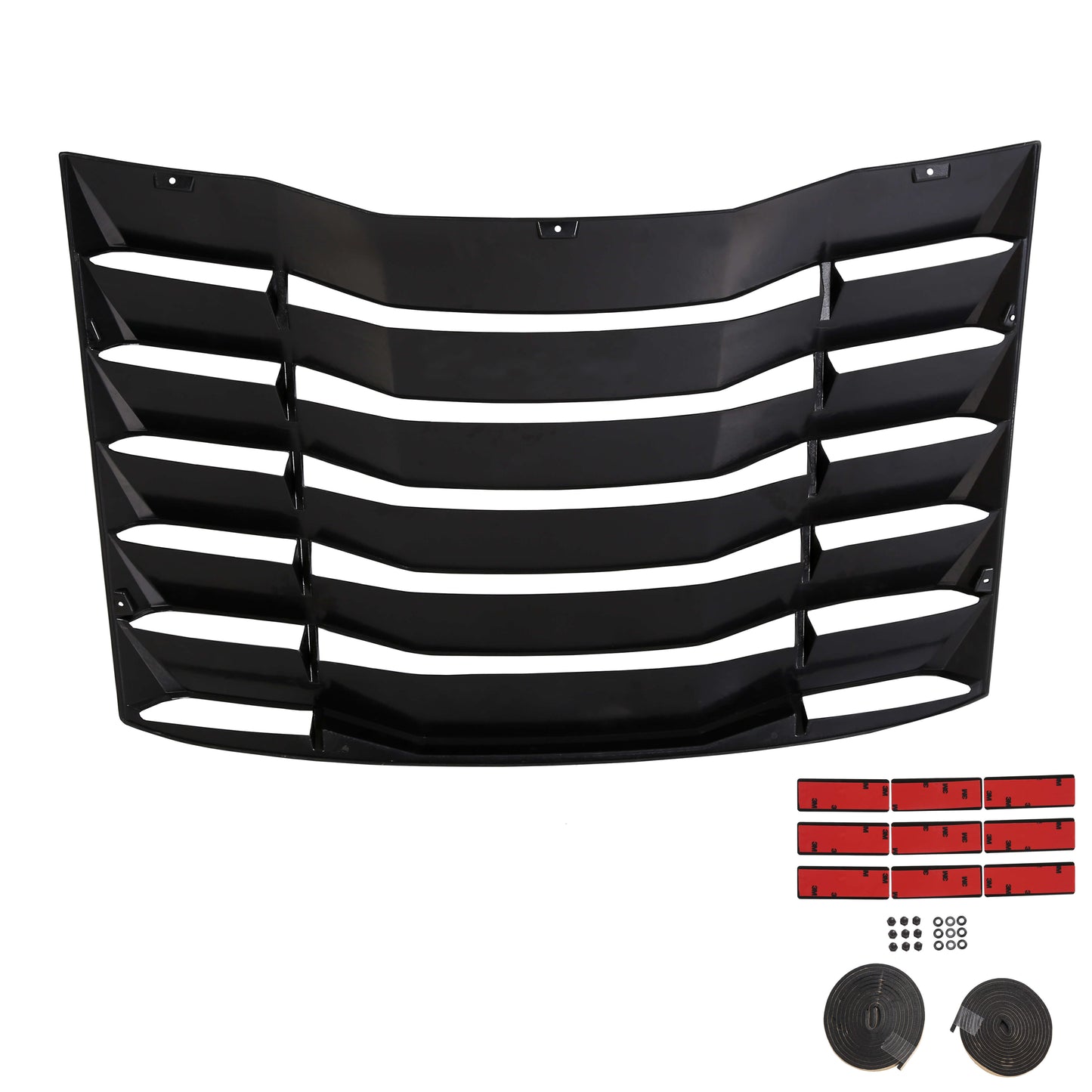 Rear Window Windshield Louvers Cover Sun Shade ABS For 2016-2020 Chevy Camaro