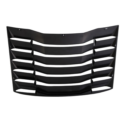 Rear Window Windshield Louvers Cover Sun Shade ABS For 2016-2020 Chevy Camaro