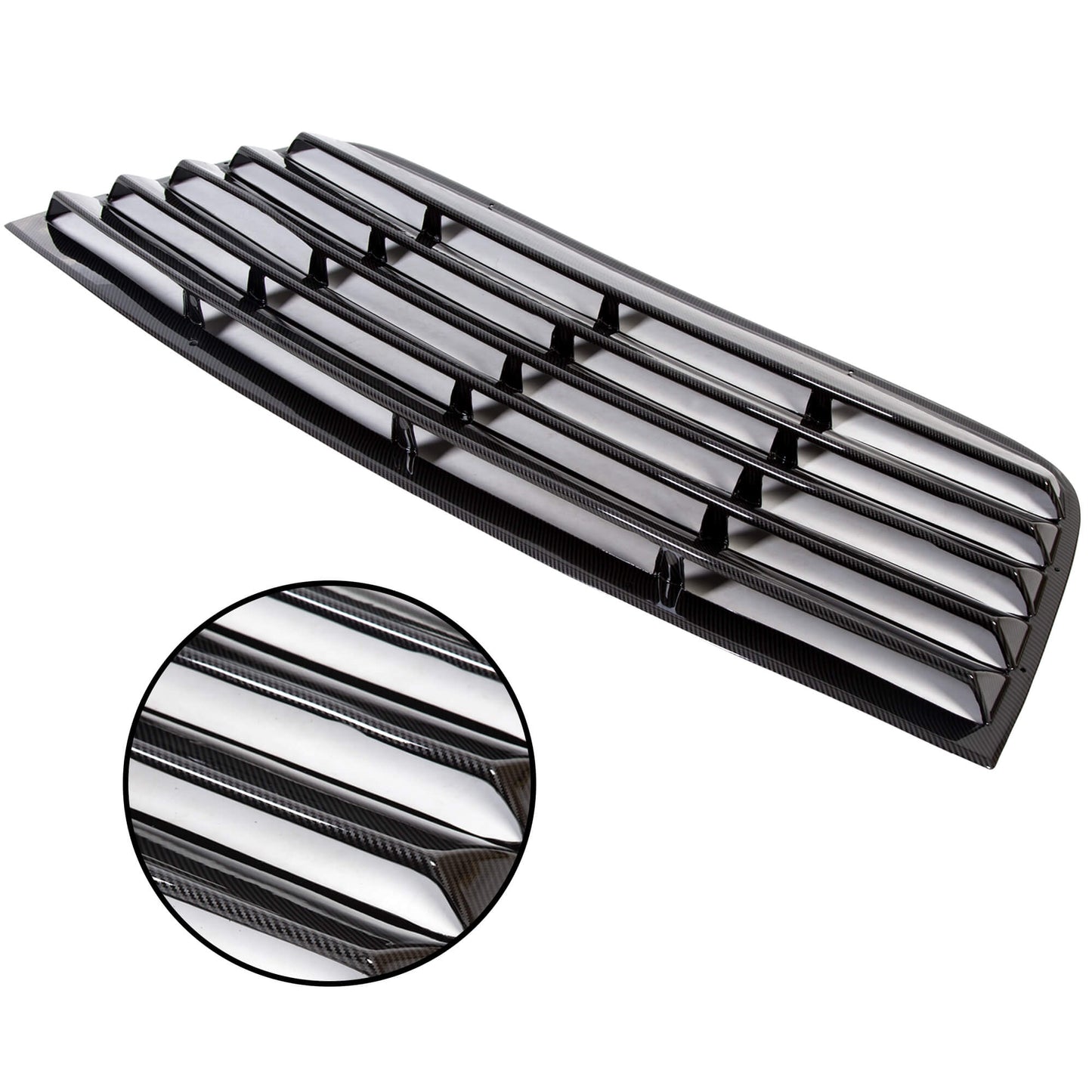 Window Scoop Louver Sun Shade Cover For 2008-2019 Challenger Carbon Style