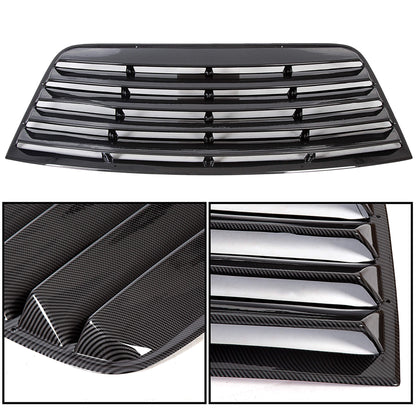 Window Scoop Louver Sun Shade Cover For 2008-2019 Challenger Carbon Style