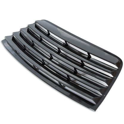 Window Scoop Louver Sun Shade Cover For 2008-2019 Challenger Carbon Style
