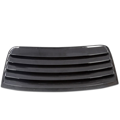 Window Scoop Louver Sun Shade Cover For 2008-2019 Challenger Carbon Style