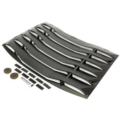 Rear Window Louver Cover Sun Shade Vent For 2011-2021 Dodge Charger