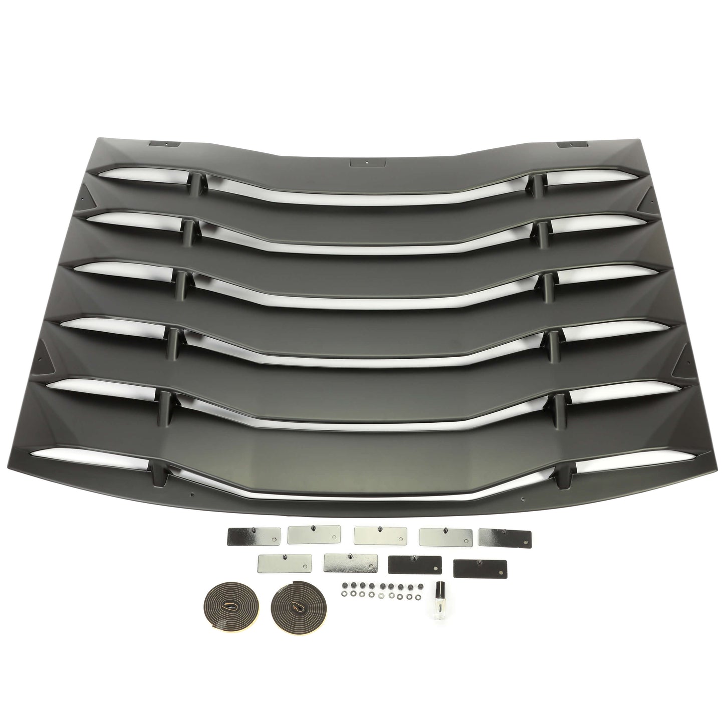 Rear Window Louver Cover Sun Shade Vent For 2011-2021 Dodge Charger