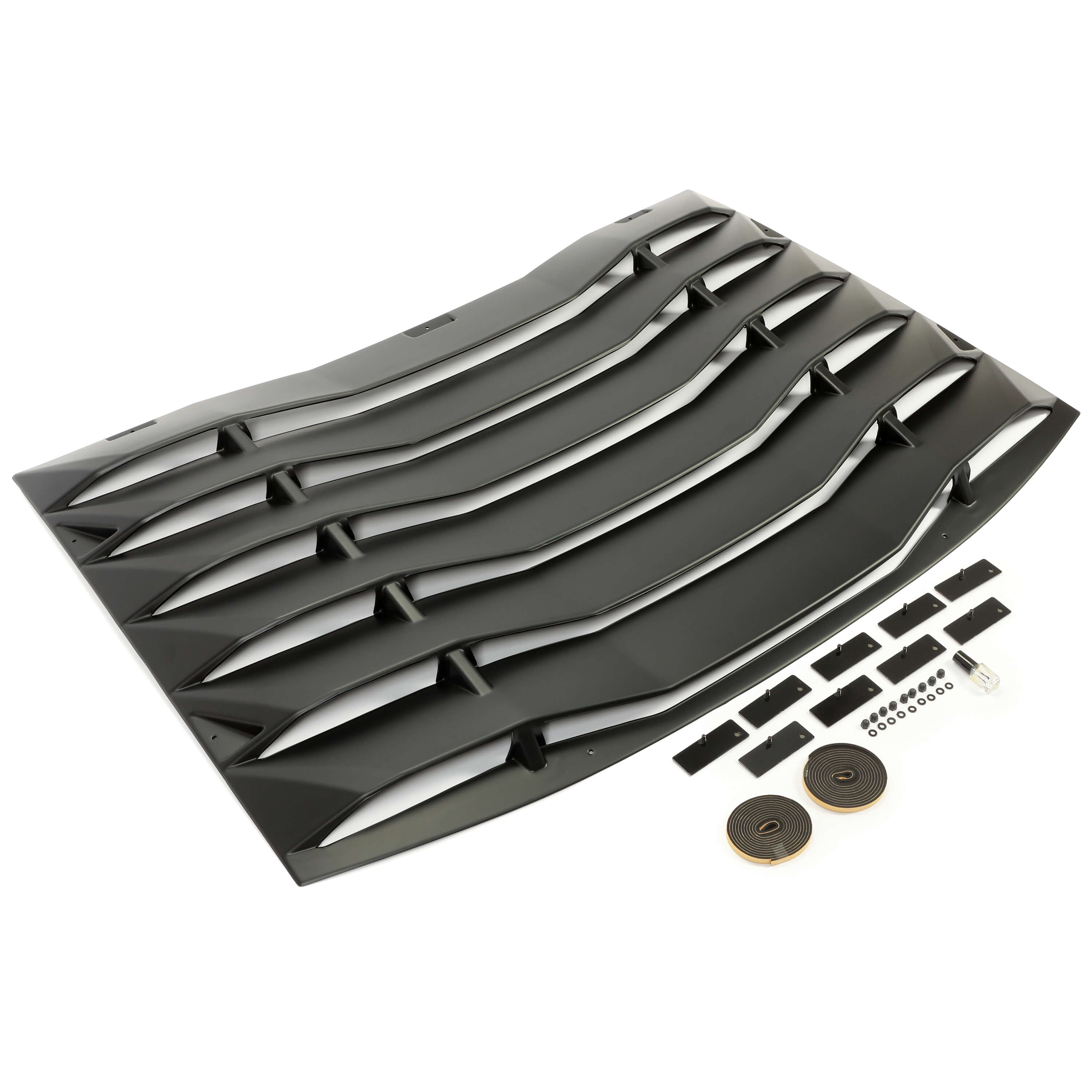 Rear Window Louver Cover Sun Shade Vent For 2011-2021 Dodge Charger