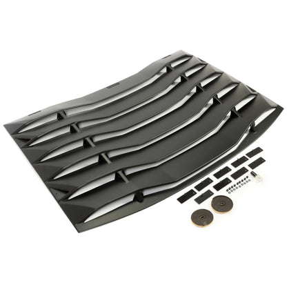 Rear Window Louver Cover Sun Shade Vent For 2011-2021 Dodge Charger