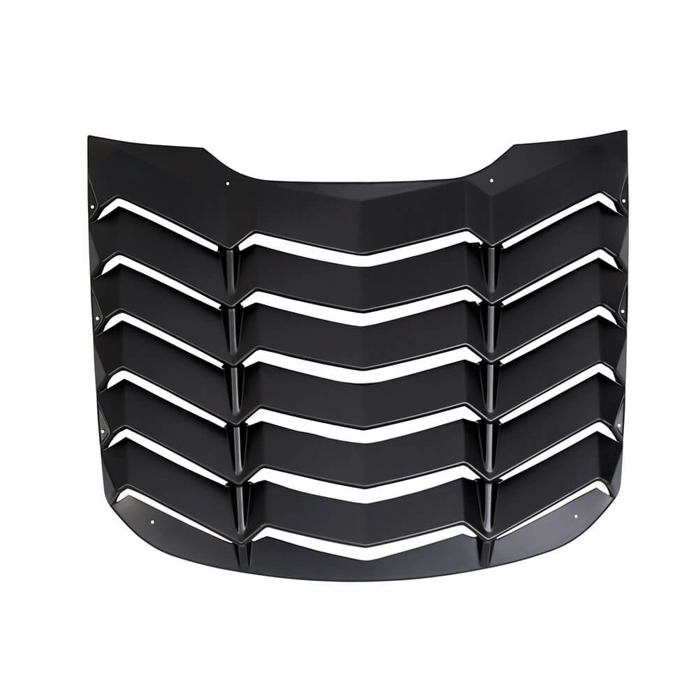Rear Window Louver Cover Sun Shade - ABS Fits 2015-2021 2019 2018 Ford Mustang