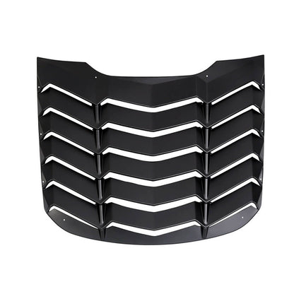 Rear Window Louver Cover Sun Shade - ABS Fits 2015-2021 2019 2018 Ford Mustang