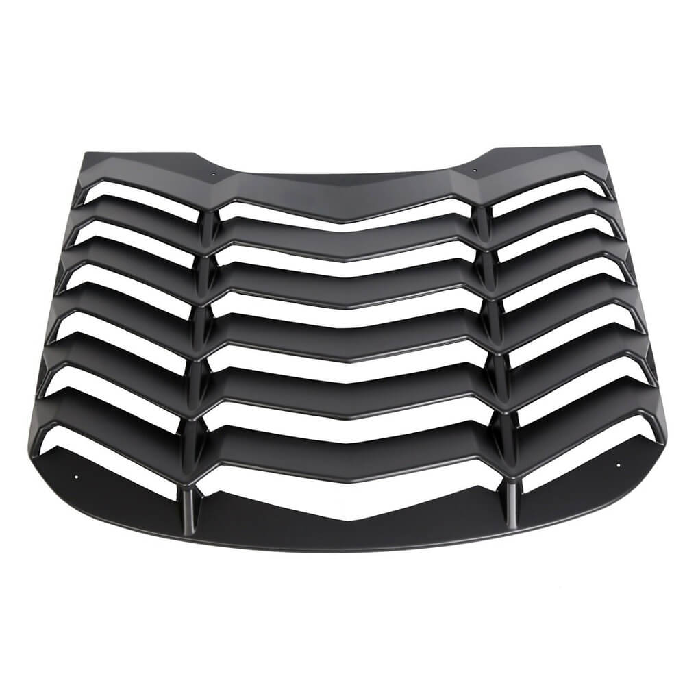 Rear Window Louver Cover Sun Shade - ABS Fits 2015-2021 2019 2018 Ford Mustang