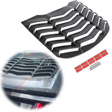 Rear Window Louver Cover Sun Shade - ABS Fits 2015-2021 2019 2018 Ford Mustang
