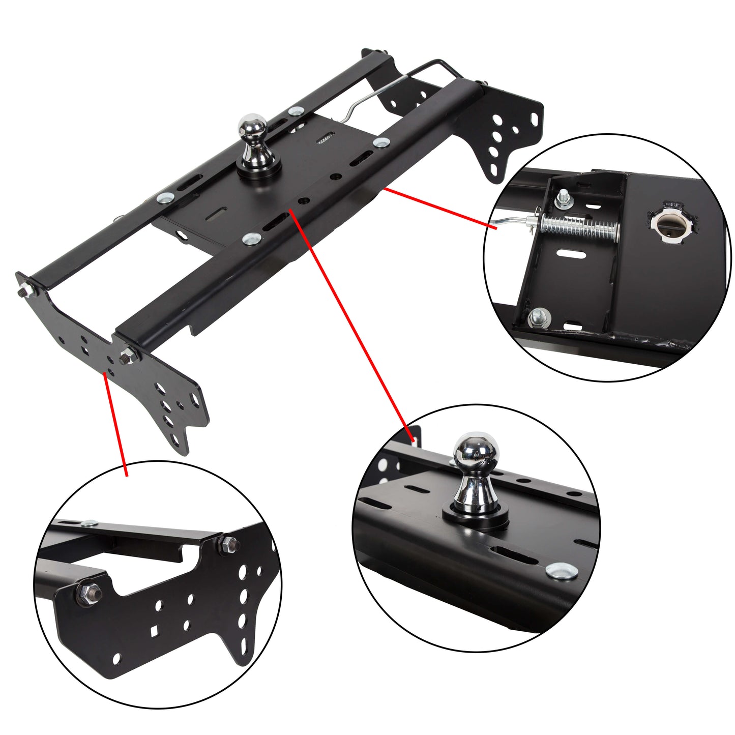 New Complete Underbed Gooseneck Trailer Hitch System For 1999-1916 Ford F250 F350