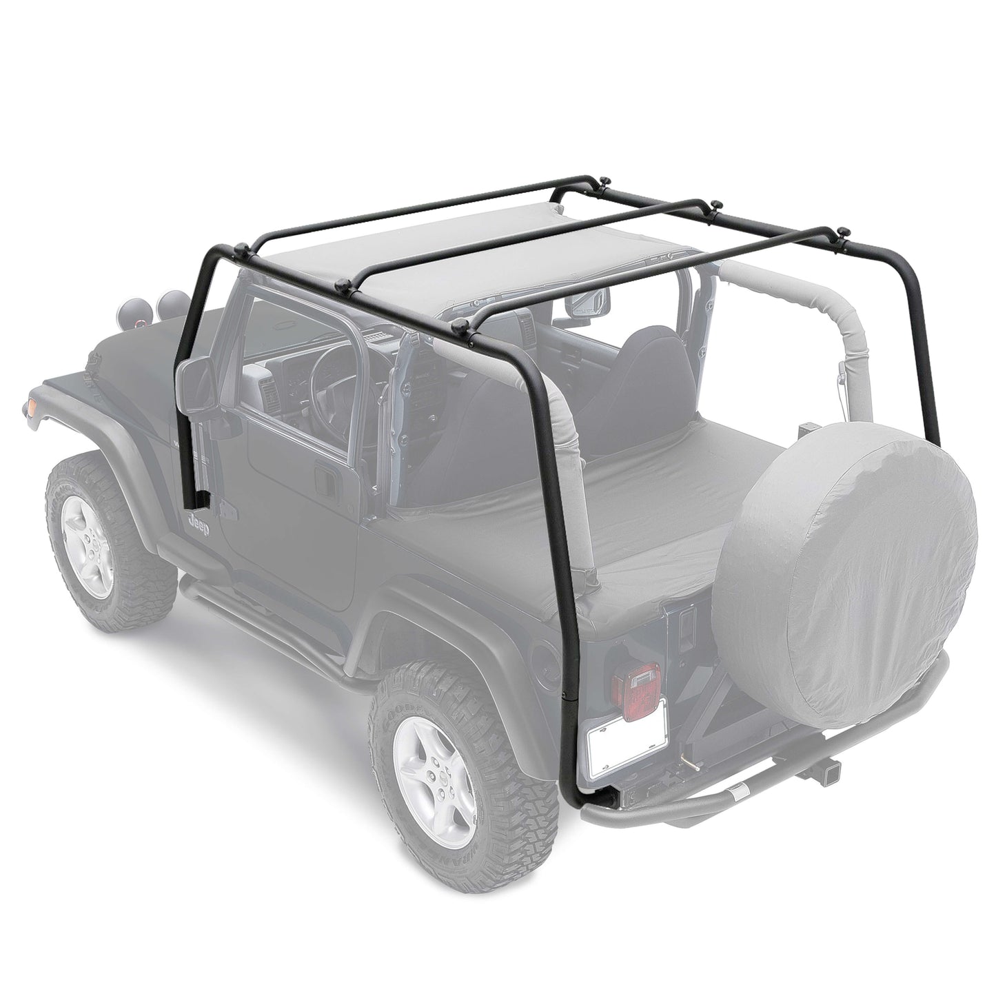 Roof Rack for 1997-2006 Jeep Wrangler TJ