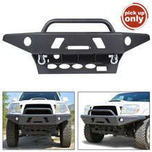 New Front Bumper Guard W/ Winch Ready LED Hole D-Rings Offroad Steel for 2005-2015 Toyota Tacoma pick up only