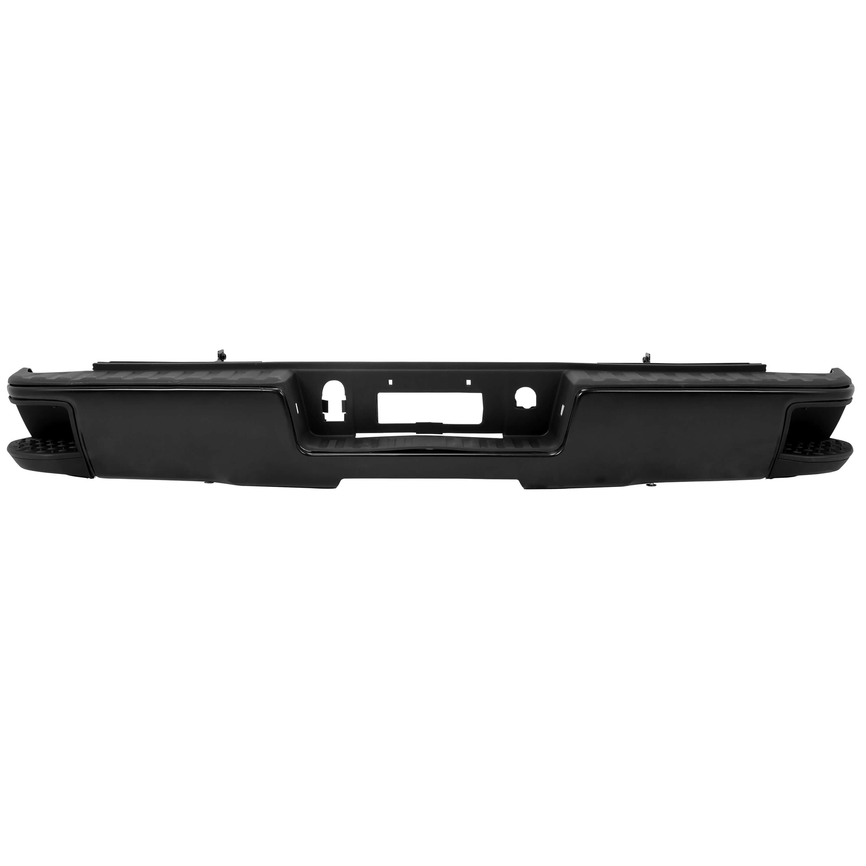 Rear Step Bumper for 2014 - 2018 Chevy Silverado & GMC Sierra 1500,Assembly Black
