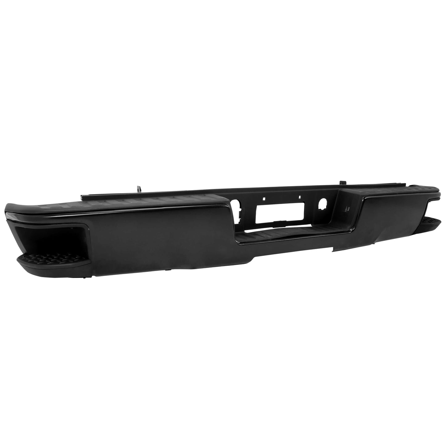 Rear Step Bumper for 2014 - 2018 Chevy Silverado & GMC Sierra 1500,Assembly Black
