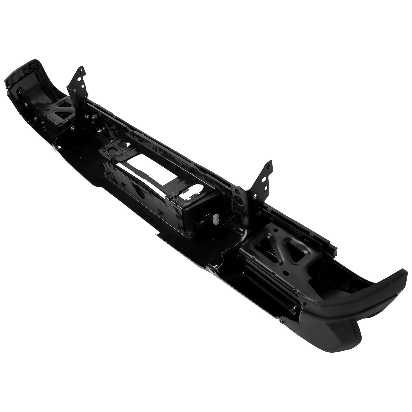 Rear Step Bumper for 2014 - 2018 Chevy Silverado & GMC Sierra 1500,Assembly Black