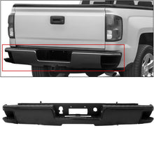 Rear Step Bumper for 2014 - 2018 Chevy Silverado & GMC Sierra 1500,Assembly Black