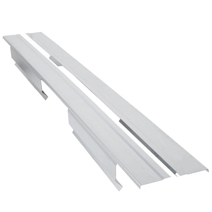 Outer Rocker Panels Crew Cab For 2004-2008 Ford F-150 F150 Truck 4 Dr