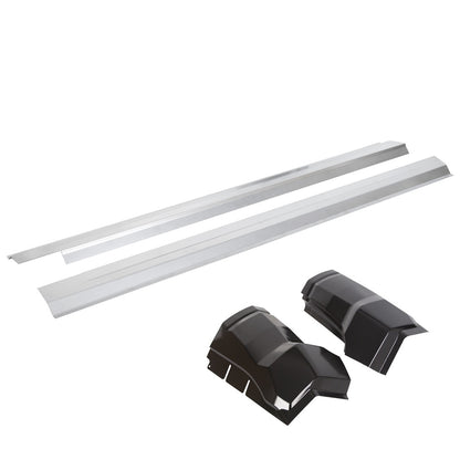 Rocker Panels Cab Corner For 2009-2018 Dodge Ram 1500 2500 3500 Extended & Quad Cab