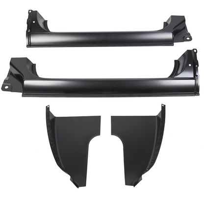 Cab Corners & Rocker Panels 4 PC Kit For 1973-1987 Chevy/GMC C10 K10 Truck LH/RH