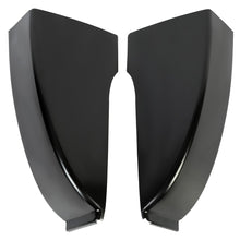 Pair of Cab Corners Black Steel FOR 1973-1987 Chevy & GMC C1500 2500 R1500 2500