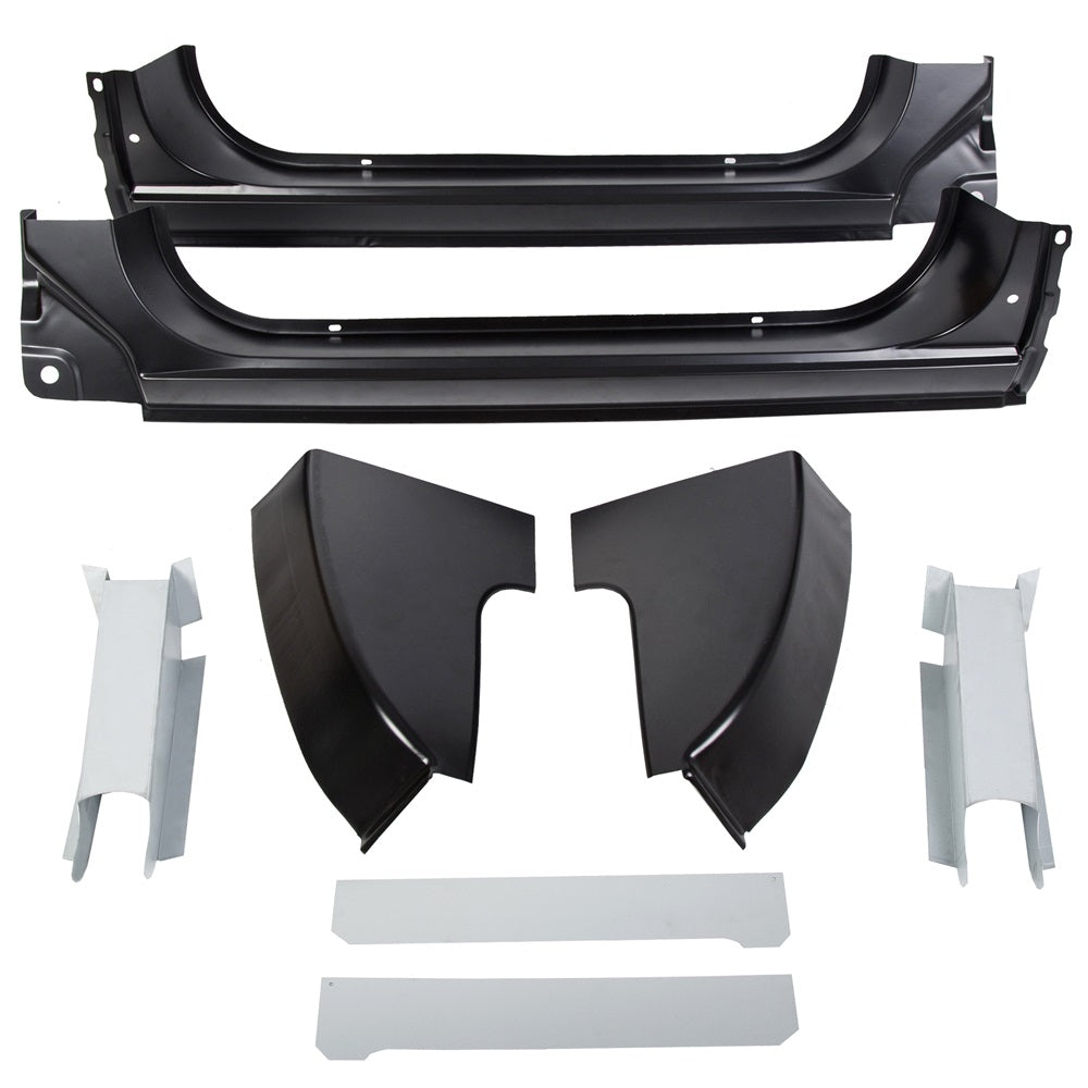 Rocker Panel Cab Corner &Floor Support For 1973-1987 Chevy 1973-1991 Blazer Jimmy Repair