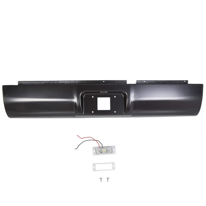 Rear Steel Roll Pan for 1994-2001 Dodge Ram 1500/2500/3500, w/License & Light