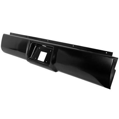 Roll Pan Rollpan Bumper w/License Plate Box Compatible with 88-98 Chevy Silverado Sierra C1500 2500 3500