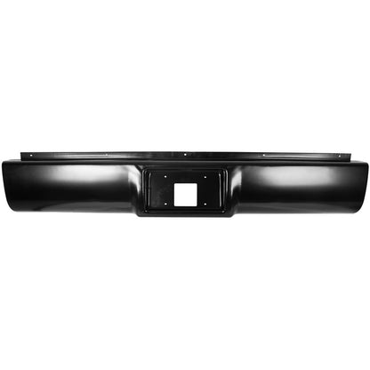 Roll Pan Rollpan Bumper w/License Plate Box Compatible with 88-98 Chevy Silverado Sierra C1500 2500 3500
