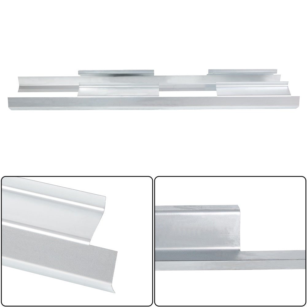 4dr Driver & Passenger Outer Rocker Panels Pair For 1992-1999 Chevy Suburban
