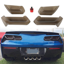 Rear Tail Light Lens Kit Taillight Compatible with 2014-2019 Corvette C7 Molded Acrylic Smoked Blackout Light Lens Kit