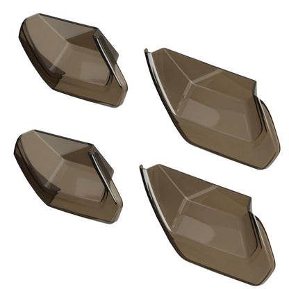 Rear Tail Light Lens Kit Taillight Compatible with 2014-2019 Corvette C7 Molded Acrylic Smoked Blackout Light Lens Kit