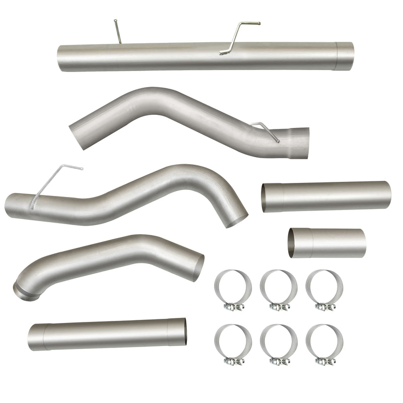 YIKATOO® Stainless Steel 5" Muffler Exhaust Pipes for 2007-2012 Dodge Ram Cummins Diesel 6.7L
