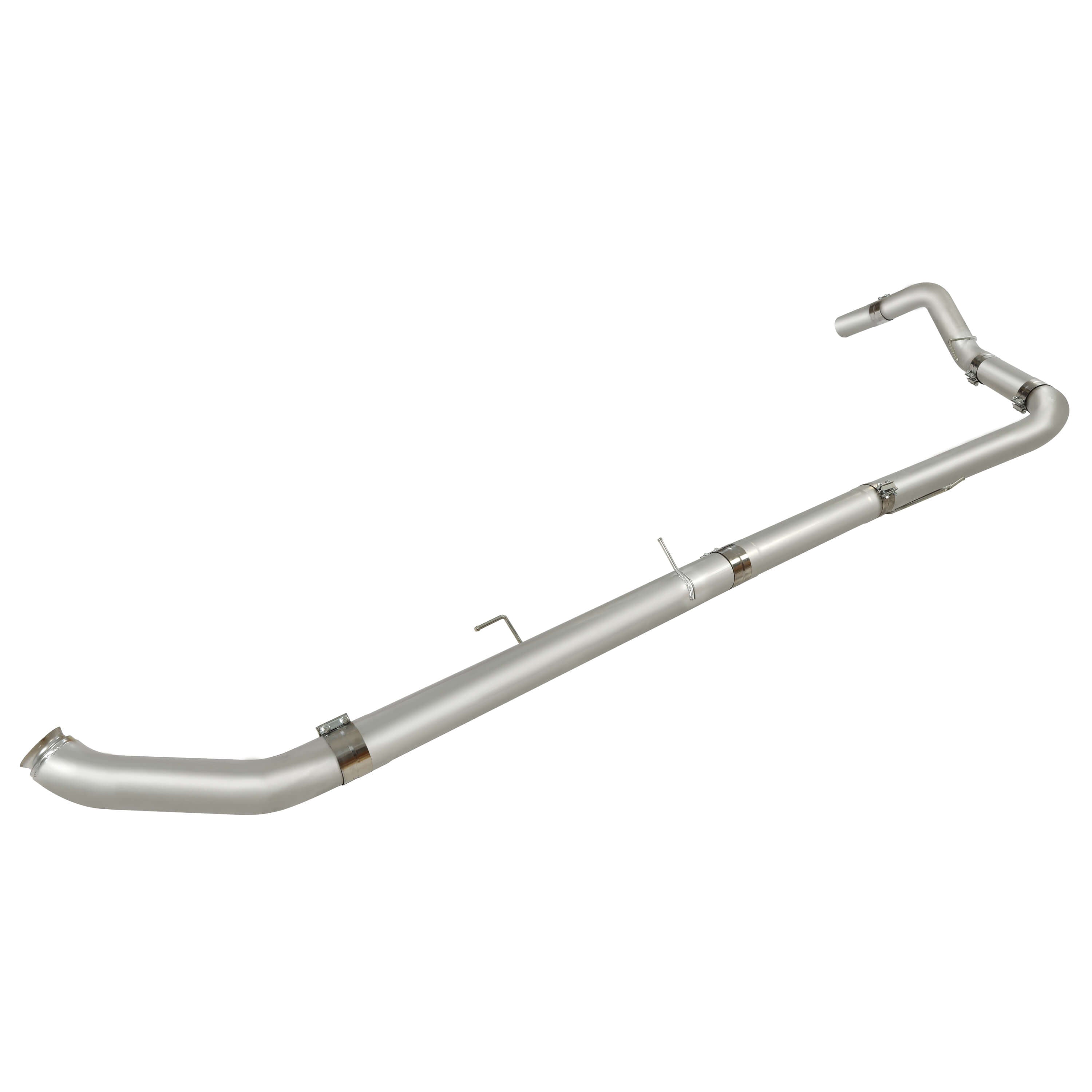 Stainless Steel 5 Inches Muffler Exhaust Pipes for 2007-2012 Dodge Ram Cummins Diesel 6.7L