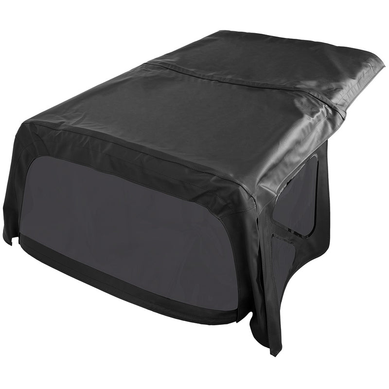 YIKATOO® Tinted Soft Top Sailcloth Black For 1995-1998 Suzuki Sidekick Geo Tracker