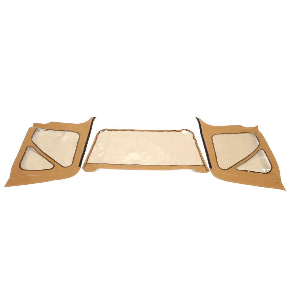 Soft top Replacement, 1997-2006, Tinted Windows, Spice Leather For Jeep Wrangler TJ