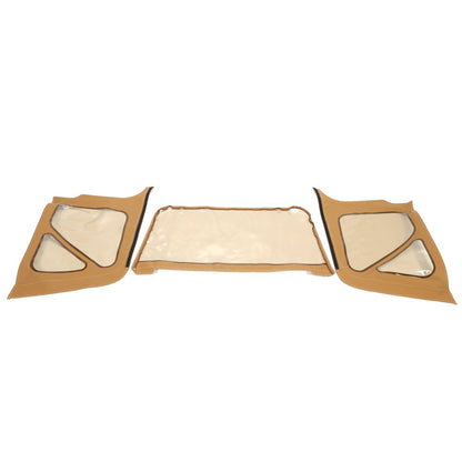Soft top Replacement, 1997-2006, Tinted Windows, Spice Leather For Jeep Wrangler TJ