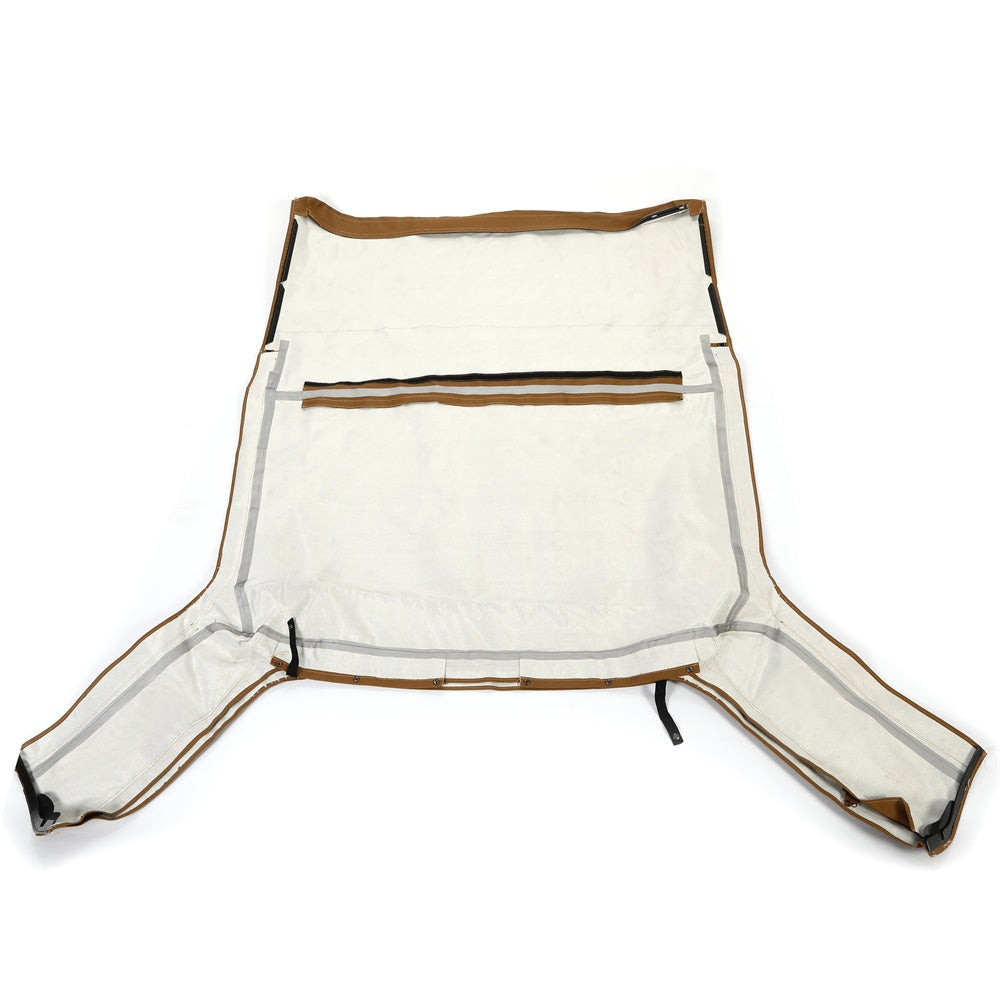 Soft top Replacement, 1997-2006, Tinted Windows, Spice Leather For Jeep Wrangler TJ