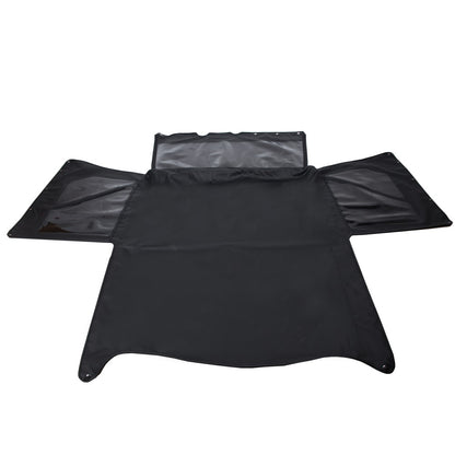 Replacement Soft Top with Rear Tinted Windows Black For 1986-1994 Suzuki Samurai
